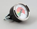 GAUGE, PRESSURE, BACK MTD 15 PSI