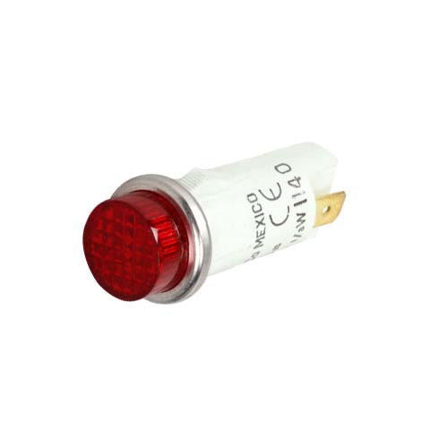 LIGHT, IND. 125V RED, ROUND