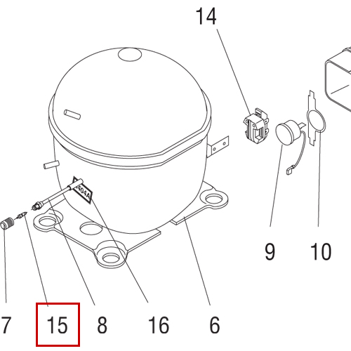 Valve Core,.25 Sae