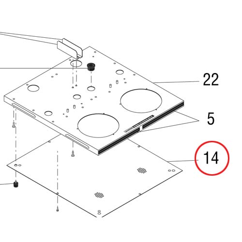 Plate, Base Bottom(3W)