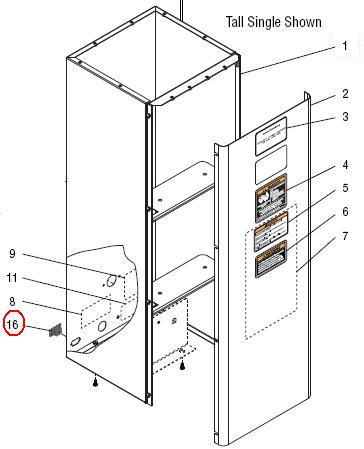 Hole Plug, Db-9 Cutout