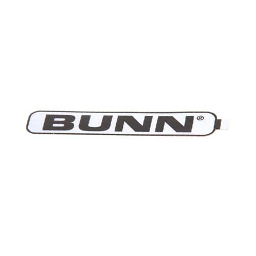 Decal, Bunn-Black On Silver