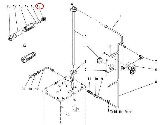 Flow Control Outlet, Brass