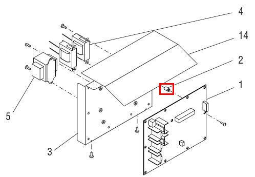 Spacer, Pcb Mtg #6 X.625Lg