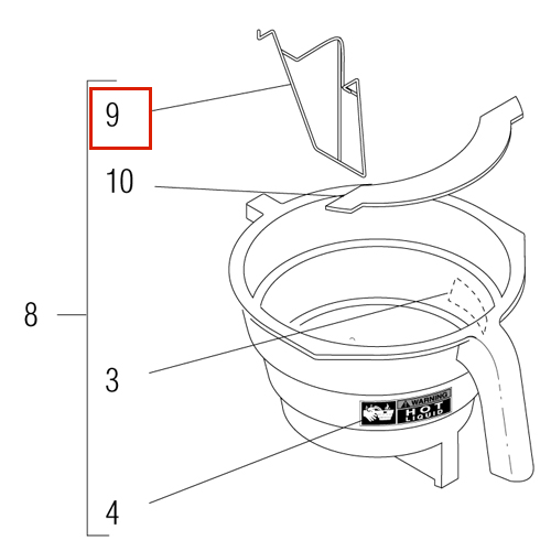 Funnel Adaptor Water Bypass