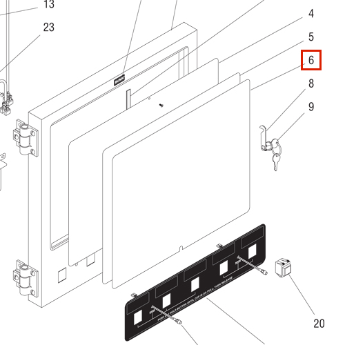 Lens, Merchandiser Removable