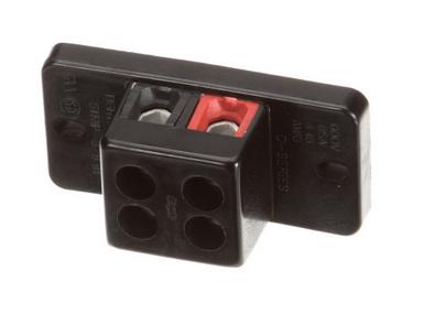 Terminal Block2 Pole-Red/Blk