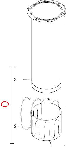 Tank W/Blanket Wrmr, 55W 120V