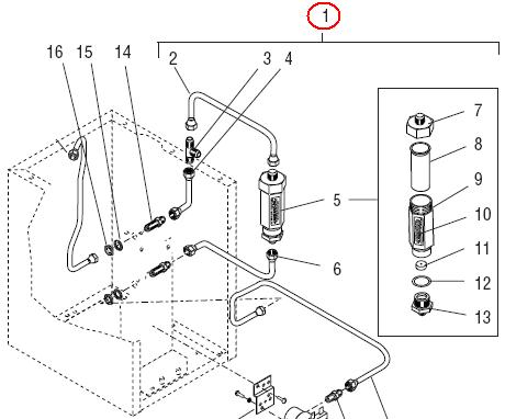 Strainer/Flow Comb Ay .22Gpm R