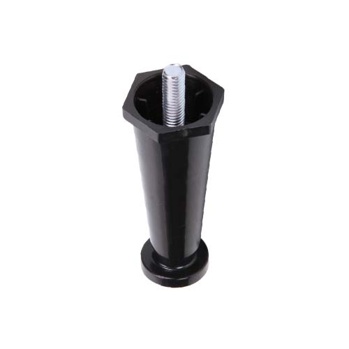 Leg,4.0 Adj Blk-Flg Ft.375-16