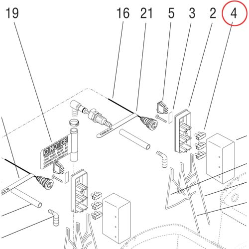 Terminal Block,Sngl Pole(Repl)