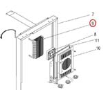 Water Coil, Upper Cabinet